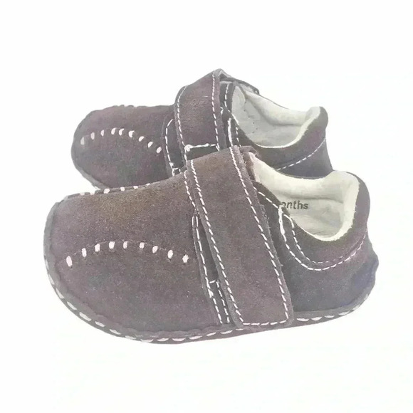 Rileyroos Jakester Baby Shoes Saddle Brown 3–6M Suede Walkers NWT Soft Sole - Picture 8 of 12